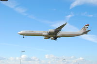 A6-EHE @ EGLL - Landing Rwy 27R