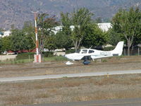 N5051A @ POC - Landing on 26R at Brackett - by Helicopterfriend