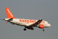G-EZBF @ EBBR - flight EZY2795 is descending to rwy 02 - by Daniel Vanderauwera