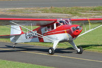 G-BREY @ EGBG - 1946 Taylorcraft at Leicester 2009 May Bank Holiday Fly-in