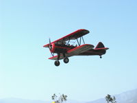 N59031 @ SZP - 1941 Boeing Stearman A75N1, Continental W670 220 Hp, on final Rwy 22 - by Doug Robertson