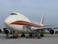 N707CK @ EBLG - Boeing B747-246F N707CK Kalitta Air - by Alex Smit
