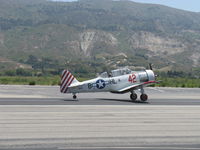 N86WW @ SZP - 1956 North American SNJ-4, P&W R-1340 AN-1 550 Hp of the Condor Squadron, landing Rwy 22 - by Doug Robertson