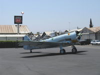 N9525C @ SZP - North American AT-6C TEXAN of The Condor Squadron, P&W R-1340 600 Hp, taxi - by Doug Robertson