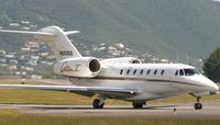 N960QS @ TNCM - taxing runway 10 - by daniel jef