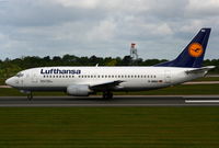 D-ABXU @ EGCC - Lufthansa - by Chris Hall