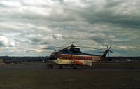 G-BBHL @ ABZ - S-61N of Bristow Helicopters Limited at Aberdeen in the Summer of 1974. - by Peter Nicholson
