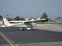 N5943R @ SZP - 1965 Cessna 172G, Continental O-300 145 Hp, taxi to Rwy 22 - by Doug Robertson
