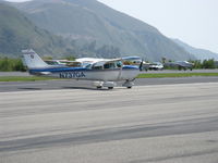 N737GA @ SZP - 1977 Cessna 172N, Lycoming O-320-H2AD 160 Hp, taxi off Rwy 22 - by Doug Robertson