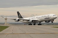 D-AIGC @ CYYC - Luftahansa Airbus A340-300 - by Yakfreak - VAP