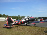 G-AOJR @ EBZR - Visitor at Chipmunk Fly In - by Henk Geerlings