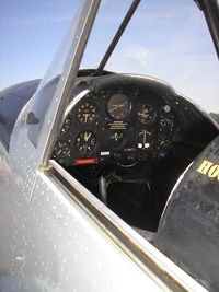 G-BWTG @ EBZR - Cockpit Chipmunk , participant Chipmunk Fly In - by Henk Geerlings