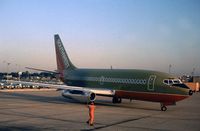 N53SW @ HOU - Boeing 737 of Southwest Airlines arriving at Houston Hobby in October 1978. - by Peter Nicholson