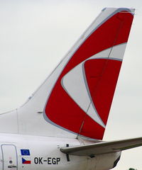 OK-EGP @ EGCC - CSA Czech Airlines - by Chris Hall