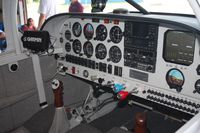 N176LD @ MRT - Nice RV6 panel at Marysville, Ohio - by Bob Simmermon