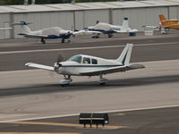 N86EC @ KSMO - N86EC departing from RWY 21 - by Torsten Hoff