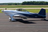 N806RG @ MRT - Arriving at the Marysville, Ohio fly-in breakfast.