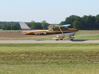 N1377M @ MRT - Arriving at the Marysville, Ohio fly-in breakfast. - by Bob Simmermon