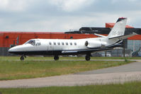 OO-SKV @ EGGW - Citation 560 at Luton - by Terry Fletcher