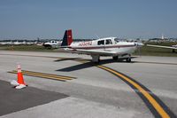 N5514Q @ LAL - Mooney M20E - by Florida Metal