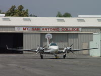 N9282Q @ POC - Parked waiting for Pilot, just south of the Mt San Antonio College hanger - by Helicopterfriend