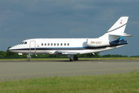 PH-CHT @ EGGW - Falcon 2000EX at Luton - by Terry Fletcher
