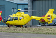 G-SPHU @ EGBJ - EC135T2 at Gloucestershire Airport - by Terry Fletcher
