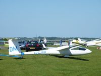 G-CJXR @ XGRL - Schempp-Hirth Discus b at Gransden Lodge - by Simon Palmer