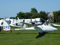 G-CKDW @ XGRL - Schleicher ASW-27 at Gransden Lodge - by Simon Palmer