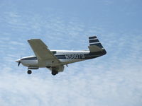 N58079 @ SZP - 1987 Mooney M20J 201LM (Lean Machine), Lycoming IO-360 200 Hp, on final Rwy 22 - by Doug Robertson