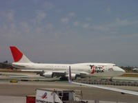 JA8919 @ LAX - Taxiing to Runway 24L, and Yokosa Japan and they support UNICEF - by Helicopterfriend