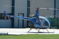 G-OKEY @ EGKA - Robinson R22  at Shoreham Airport - by Terry Fletcher