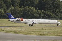 OY-KFB @ ELLX - SAS CRJ-900 returns to Copenhagen - by FBE