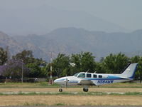 N584MW @ POC - Down and rolling out on 26L - by Helicopterfriend