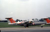 1137 @ MHZ - Saab 105OE of the Austrian Air Force aerobatic display team at the 1980 Mildenhall Air Fete. - by Peter Nicholson