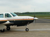 D-EVIK @ EGSU - Allison turboprop fits well on this conversion - by Andy Parsons