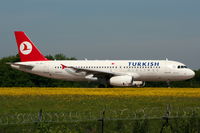 TC-JPC @ EGCC - Turkish Airlines  Airbus A320-232 - by Chris Hall