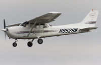 N9528W @ KSAT - First picture of this 172R, here on short final rwy 3. Notice the Wright Flyers sticker on the tail. - by Philippe Bleus