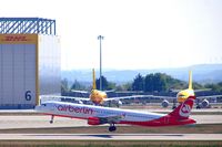 D-ALSB @ EDDP - Departing in sight of resting DHL planes - by Holger Zengler