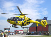 D-HSAN @ EHOW - Refueling at Oostwold Airport during Airshow - by Henk Geerlings