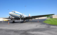 N68CW @ KCPS - DC3C with missing aileron and elevator on the ramp at KCPS. - by TorchBCT