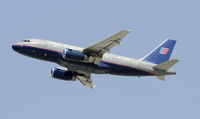 N849UA @ KLAX - Departing LAX on 25R - by Todd Royer