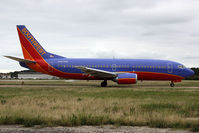 N327SW @ ORF - Southwest Airlines N327SW (FLT SWA2149) taxiing to RWY 5 for departure to Nashville Int'l (KBNA). - by Dean Heald