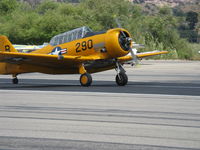 N89014 @ SZP - 1943 North American SNJ-5, P&W R-1340 600 Hp radial, taxi off Rwy 22 - by Doug Robertson