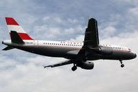OE-LBP - Austrian Airlines Airbus A320-214 Retrojet during a flightshow at Fischamend.