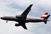 OE-LBP - Austrian Airlines Airbus A320-214 Retrojet during a flightshow at Fischamend.