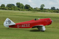 G-AESZ @ EGTH - x. G-AESZ at Shuttleworth Summer Air Display, June, 2009.