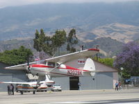 N2028K @ SZP - 1947 Luscombe 8E SILVAIRE, Continental C85 85 Hp, landing Rwy 22 - by Doug Robertson