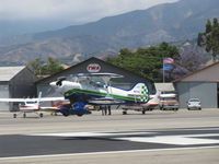N83TX @ SZP - 1983 Langerud/Taylor/Hines PITTS S-1E, Lycoming O-320, four ailerons, landing Rwy 22 - by Doug Robertson