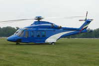 DU-139 - Dubai Air Wing's AW-139 brought in the Dubai Royal Family to the 2009 Epsom Derby horse race meeting - by Terry Fletcher